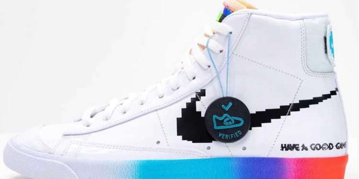 The sneakers also have video game skins! This pair of Blazer Mid must have a lot of people wanting