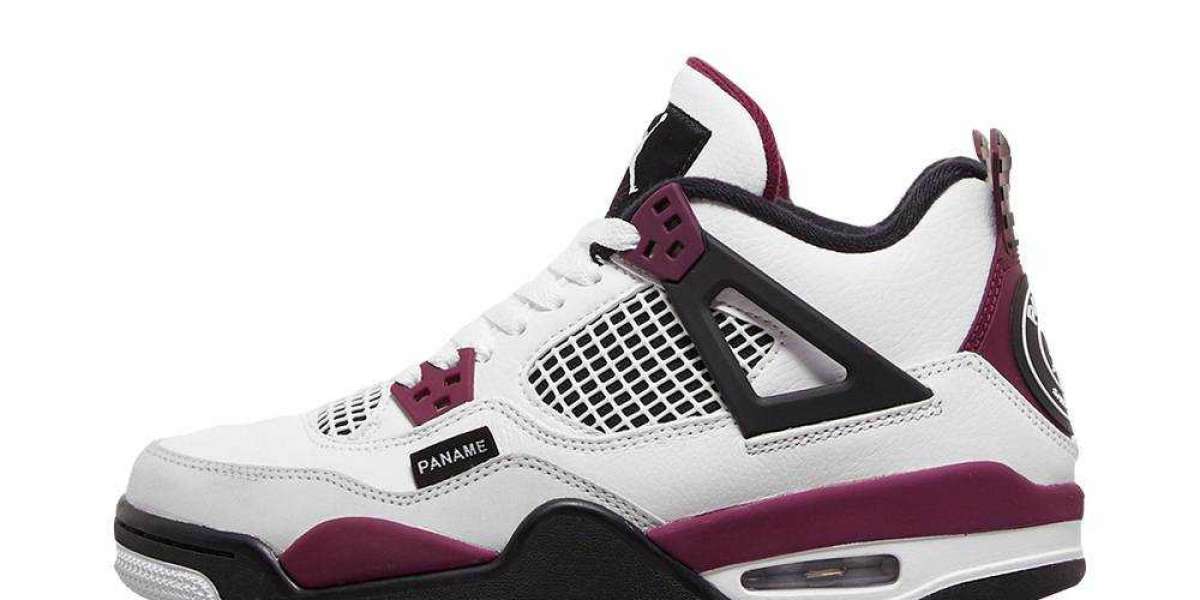 PSG x Air Jordan 4 White Neutral Grey Bordeaux is Available Now