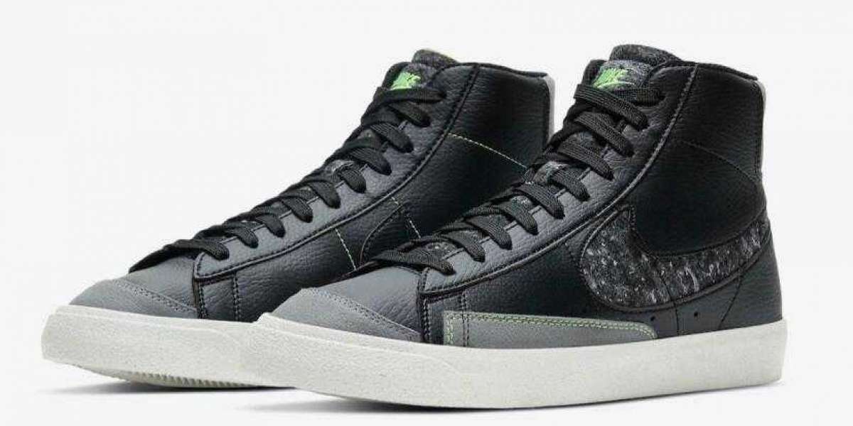 Latest Nike Blazer Mid Release Black and Smoke Grey Colorway