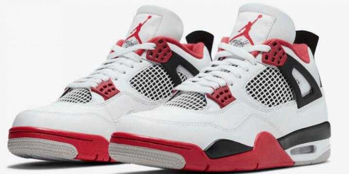 Buy Best Deal DC7770-160 Air Jordan 4 Fire Red Basketball Shoes