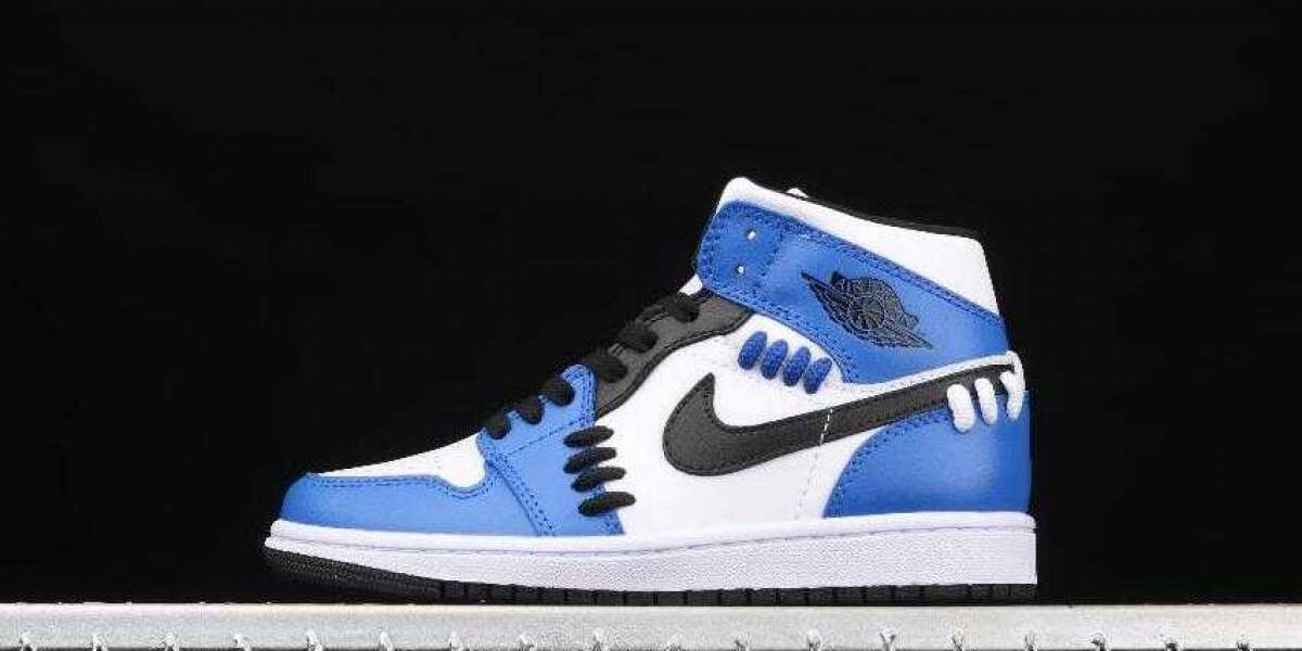 New Sale Air Jordan 1 Mid SE Game Royal Black White for Black Friday