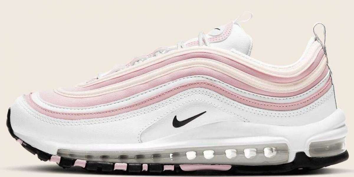 2021 Nike Air Max 97 Releasing the Pink Cream Colorway For Women