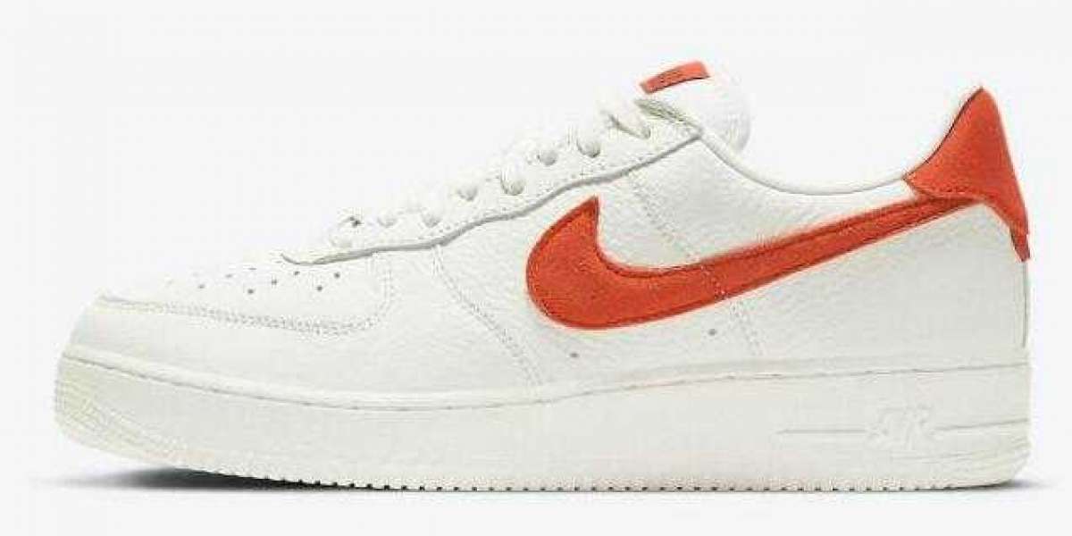 Awesome Nike Air Force 1 Low Craft Mantra Orange for 2021 Sale