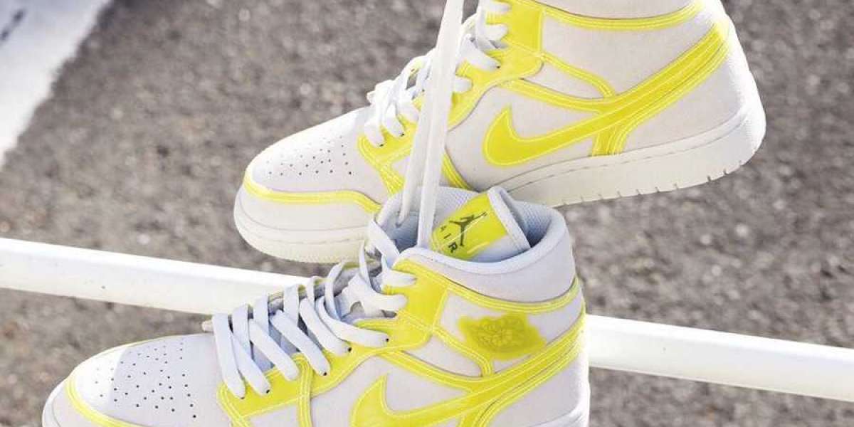 This Spring DA5552-107 Air Jordan 1 Mid LX “Opti Yellow” Hot Sell