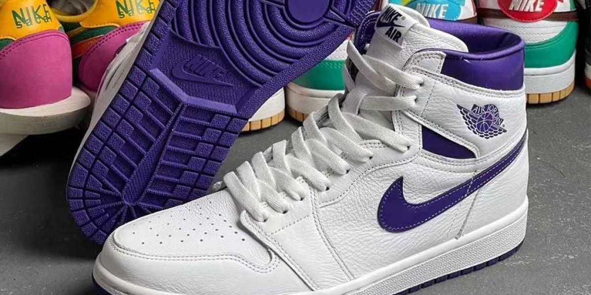 CD0461-151 Air Jordan 1 High OG WMNS "Court Purple" will be released on June 3