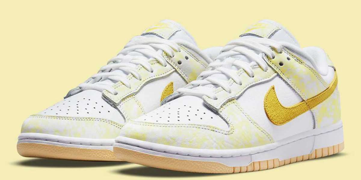 Nike's Blotty Coloring returns to Dunk Low "Yellow Strike" DM9467-700