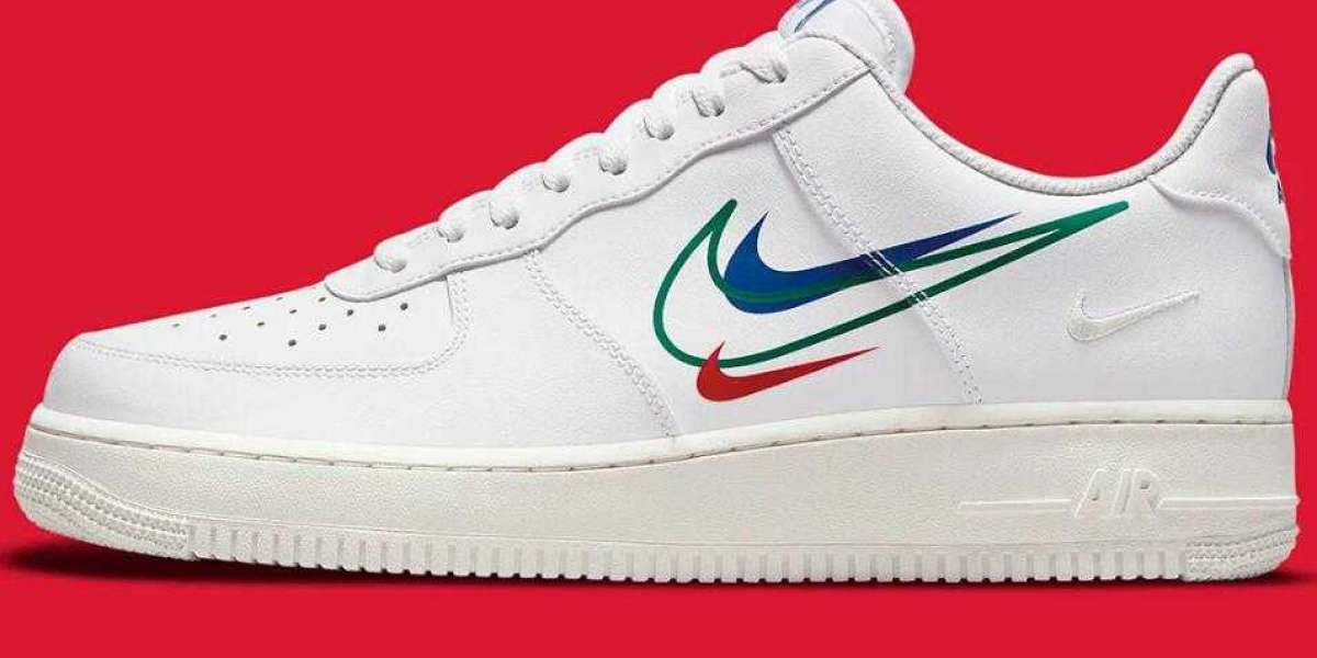 New Air Force 1 White Dropping With Quadruple Swooshes