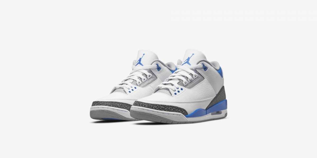 Air Jordan 3 "Racer Blue" Basketball Shoes CT8532-145 Release Information Revealed!