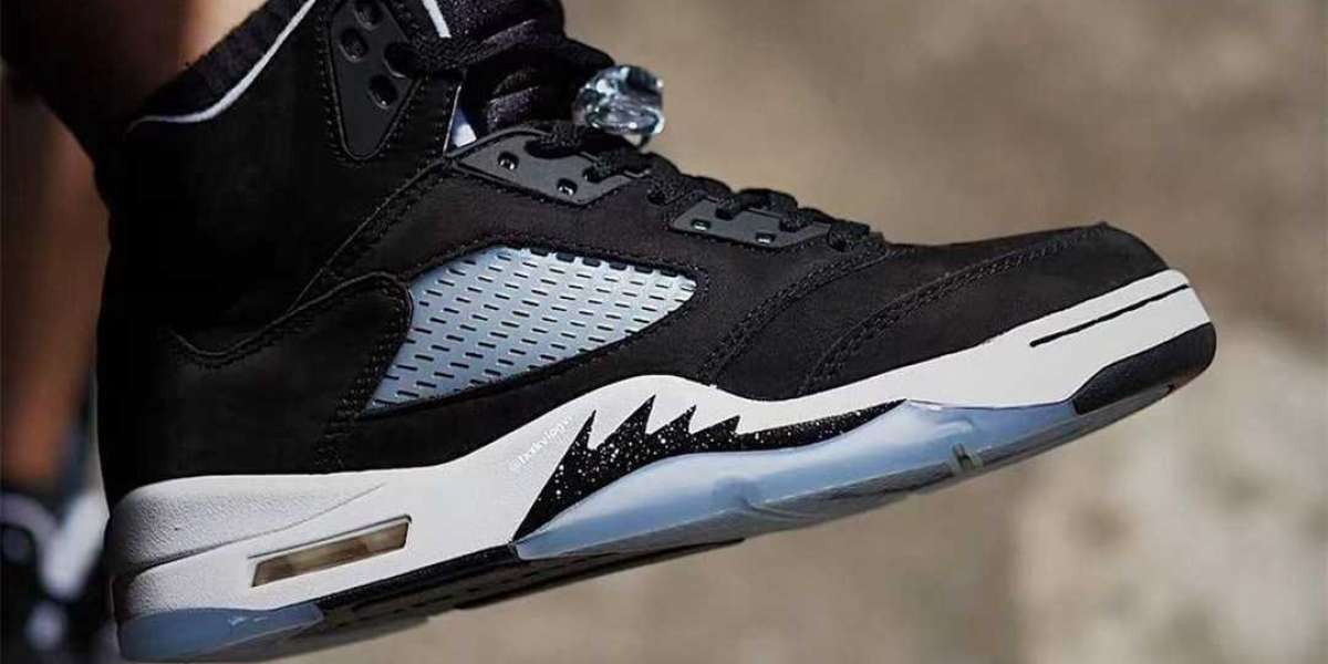 Air Jordan 5 “Oreo” Black Unisex Basketball Shoes CT4838-011 Cheap For Sale Online