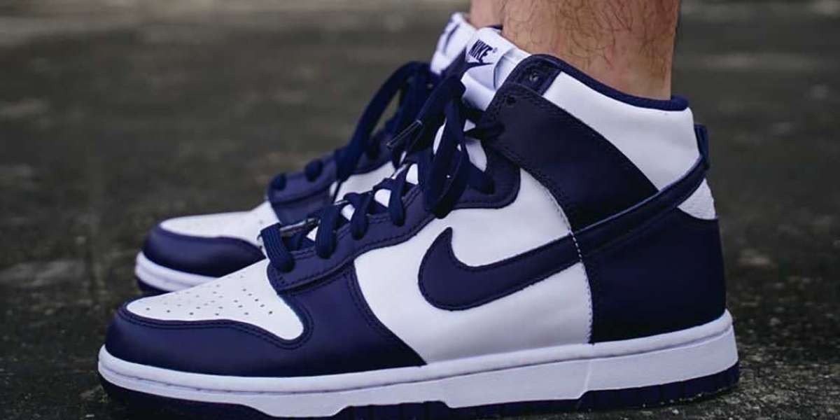 2021 New Nike Dunk High "Midnight Navy" is coming soon