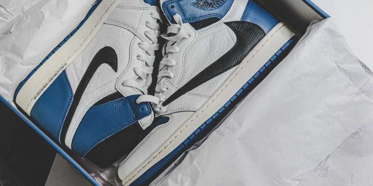DH3227-105 Travis Scott x Fragment x Air Jordan 1 High OG SP "Military Blue" Did you grab it?