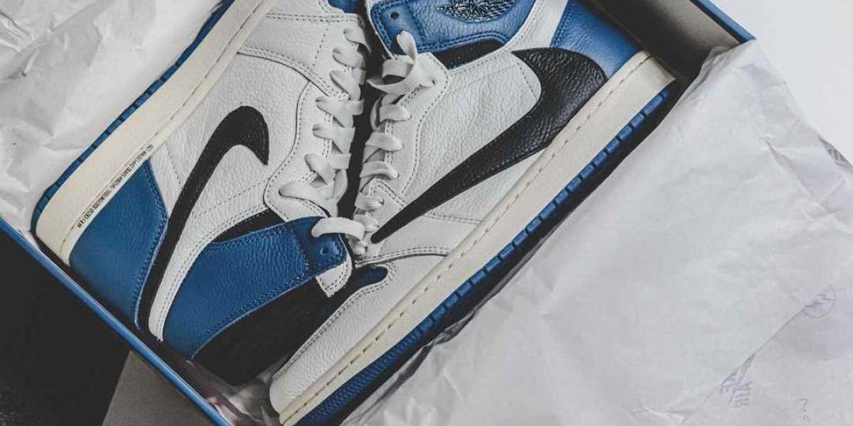 DH3227-105 Travis Scott x Fragment x Air Jordan 1 High OG SP "Military Blue" Did you grab it?