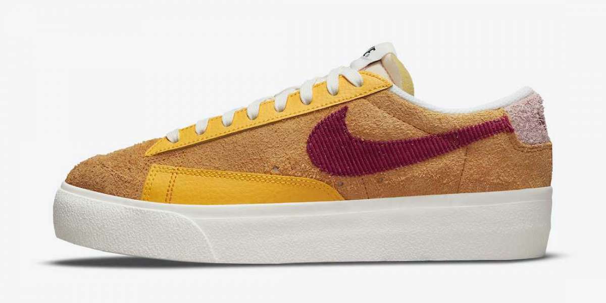 New Nike Wmns Blazer Low Platform “Sunset” DO6721-700 Style look good!