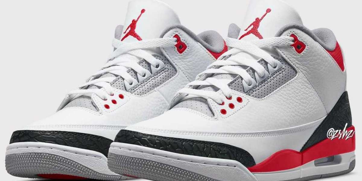 DN3707-160 Air Jordan 3 "Fire Red" Will Release August 6th