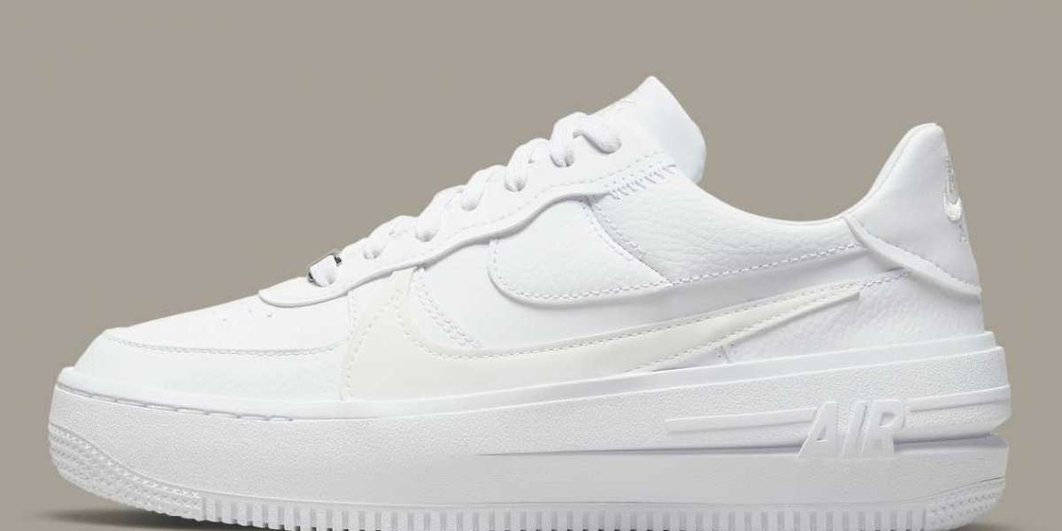 2022 Latest Nike Air Force 1 PLT.AF.ORM “Triple-White” DJ9946-100