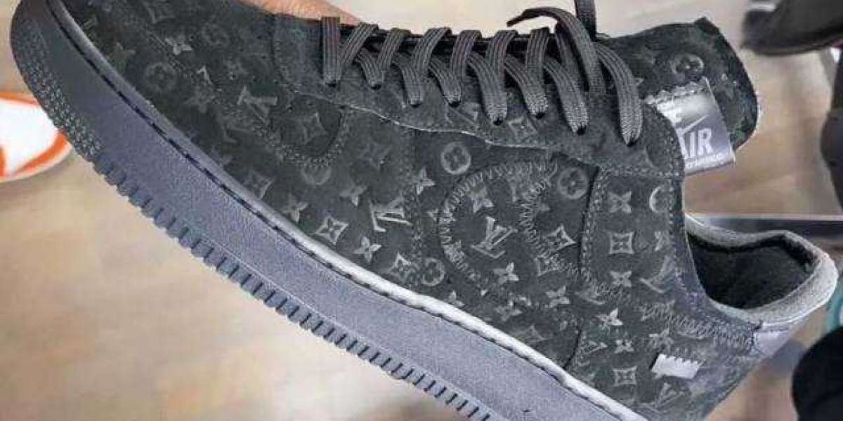 2022 LATEST LOUIS VUITTON X NIKE AIR FORCE 1 “BLACK”