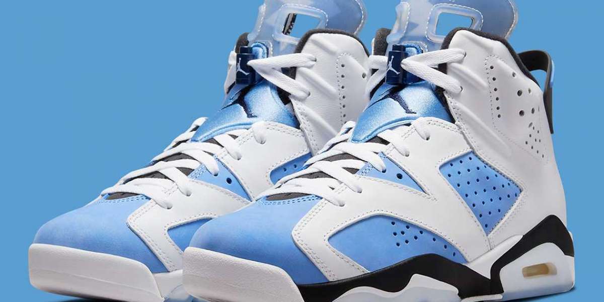 CT8529-410 Air Jordan 6 “UNC” Releases March 5th