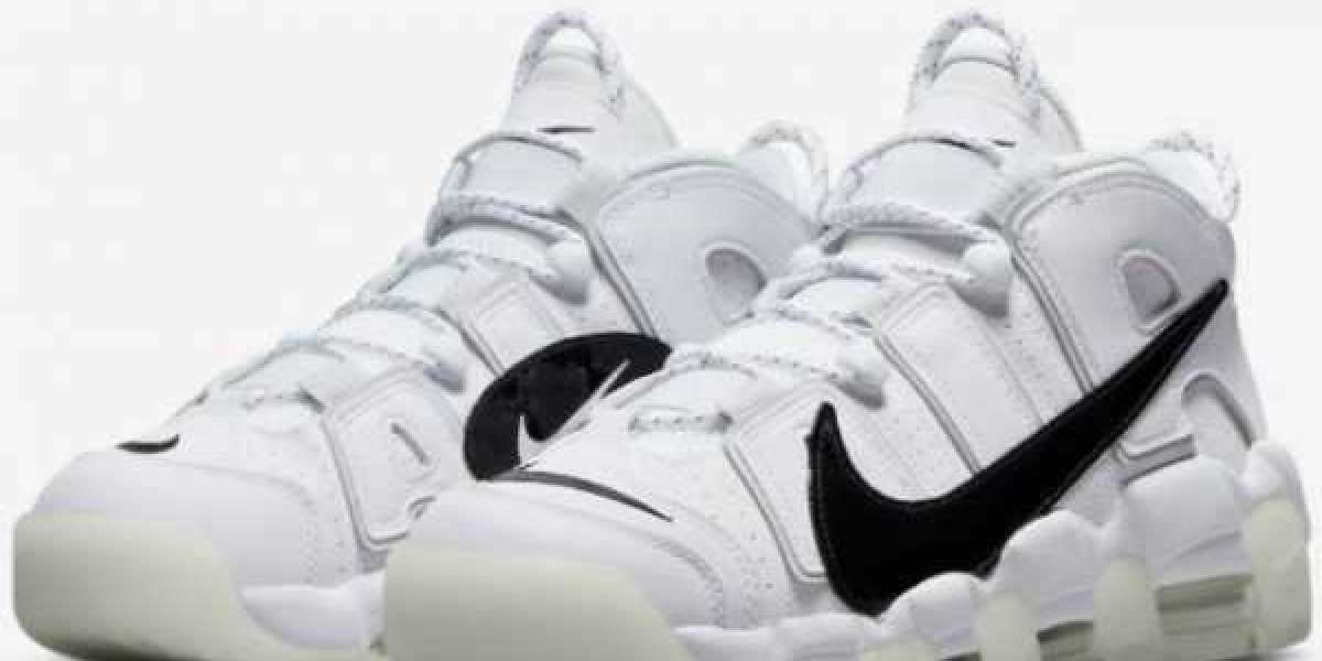 Nike Air More Uptempo "Copy Paste" DQ5014-100 Black and White Deconstructed "Big AIR" is also too co