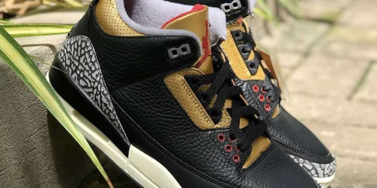 CK9246-067 Air Jordan 3 WMNS "Black Gold" Will Release On October 6th