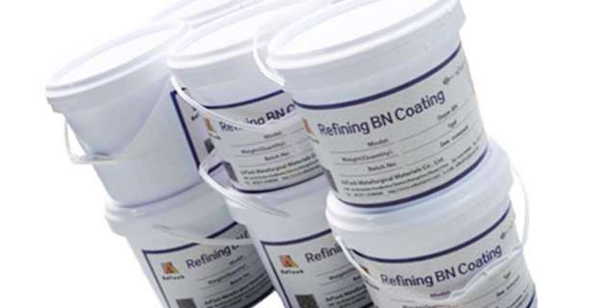 boron nitride coating for aluminum industry