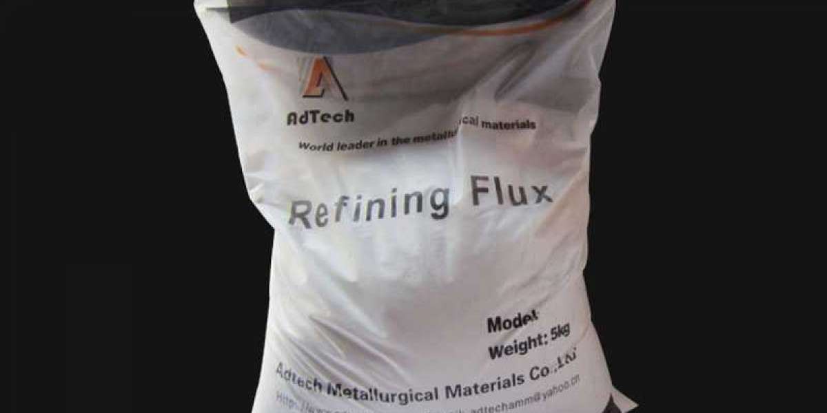 The refining flux drying and mixing method will require the inorganic salt to be fully dried and dehydrated, and will be