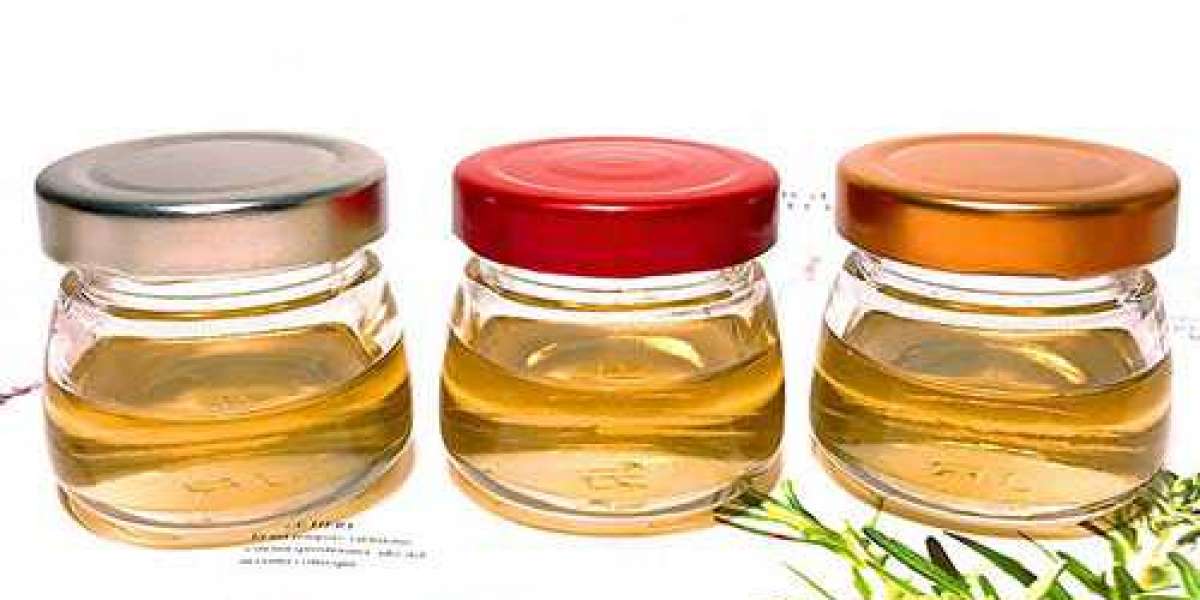 Glass Honey Jar With Lid