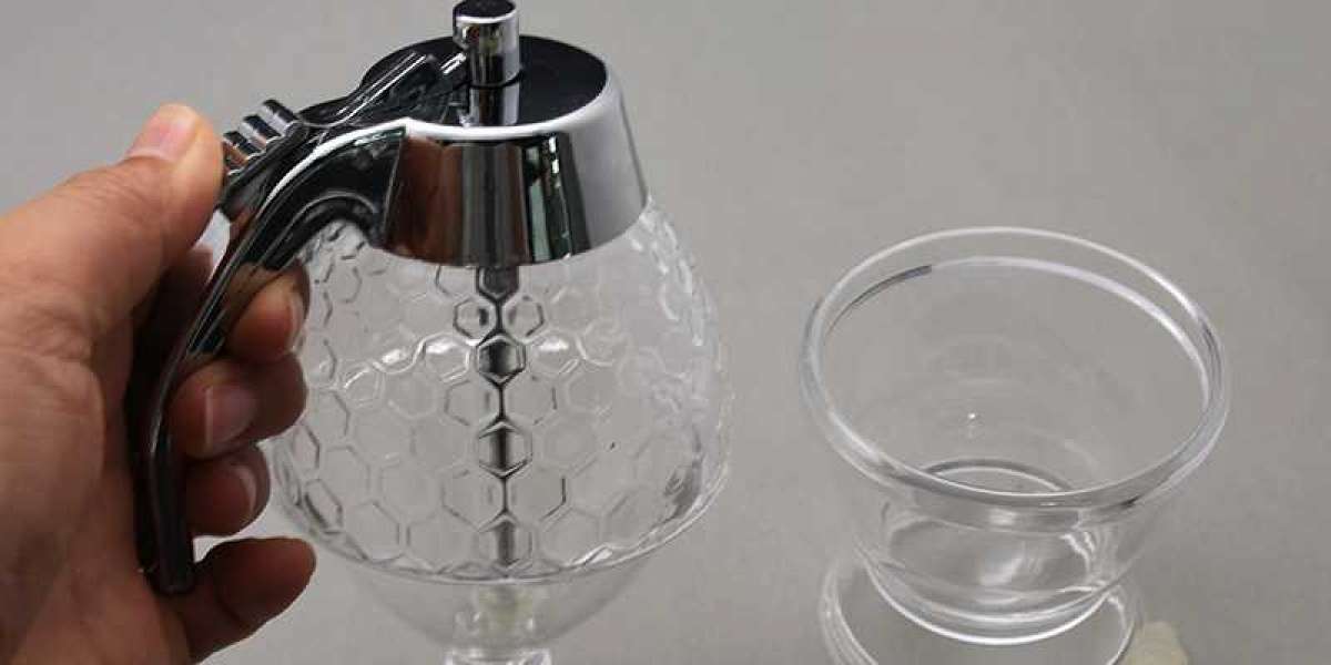 Glass Honey Dispenser