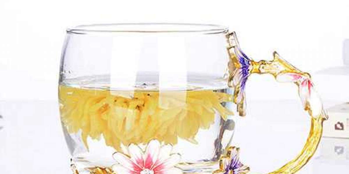 Flower Glass Cup