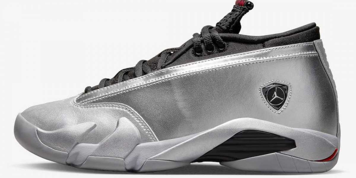 Air Jordan 14 Low "Metallic Silver" DH4121-060 Unprecedented sci-fi feel!